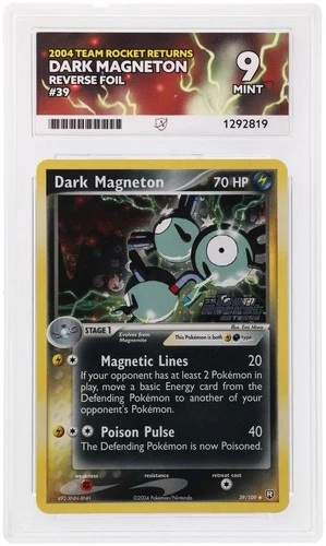 Dark Magneton Reverse Holo 39/109 - Team Rocket Returns - Pokemon Card - ACE 9