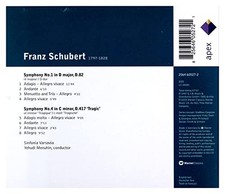 Schubert: Symphonies Nos. 1 4 "Tragic" - CD GBVG The Cheap Fast Free Post