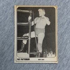 1981 Wrestling Super Stars-Hand Cut Magazine Card Pat Patterson