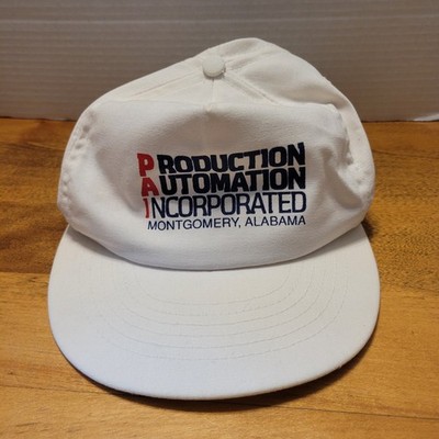 Production Automation Incorporated Montgomery, Alabama Vintage Snapback Hat Cap