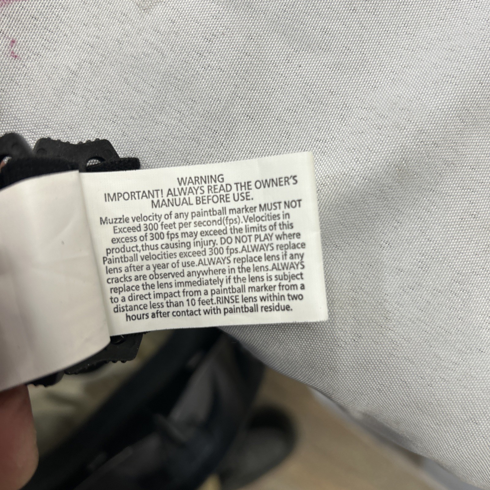 Tippmann Paintball Face Mask | Black| Used