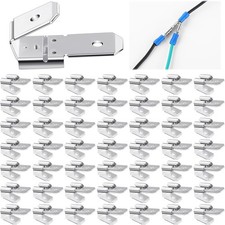 Double Piggyback Spade Connectors Electrical Double Male Female Adapter 3 Way