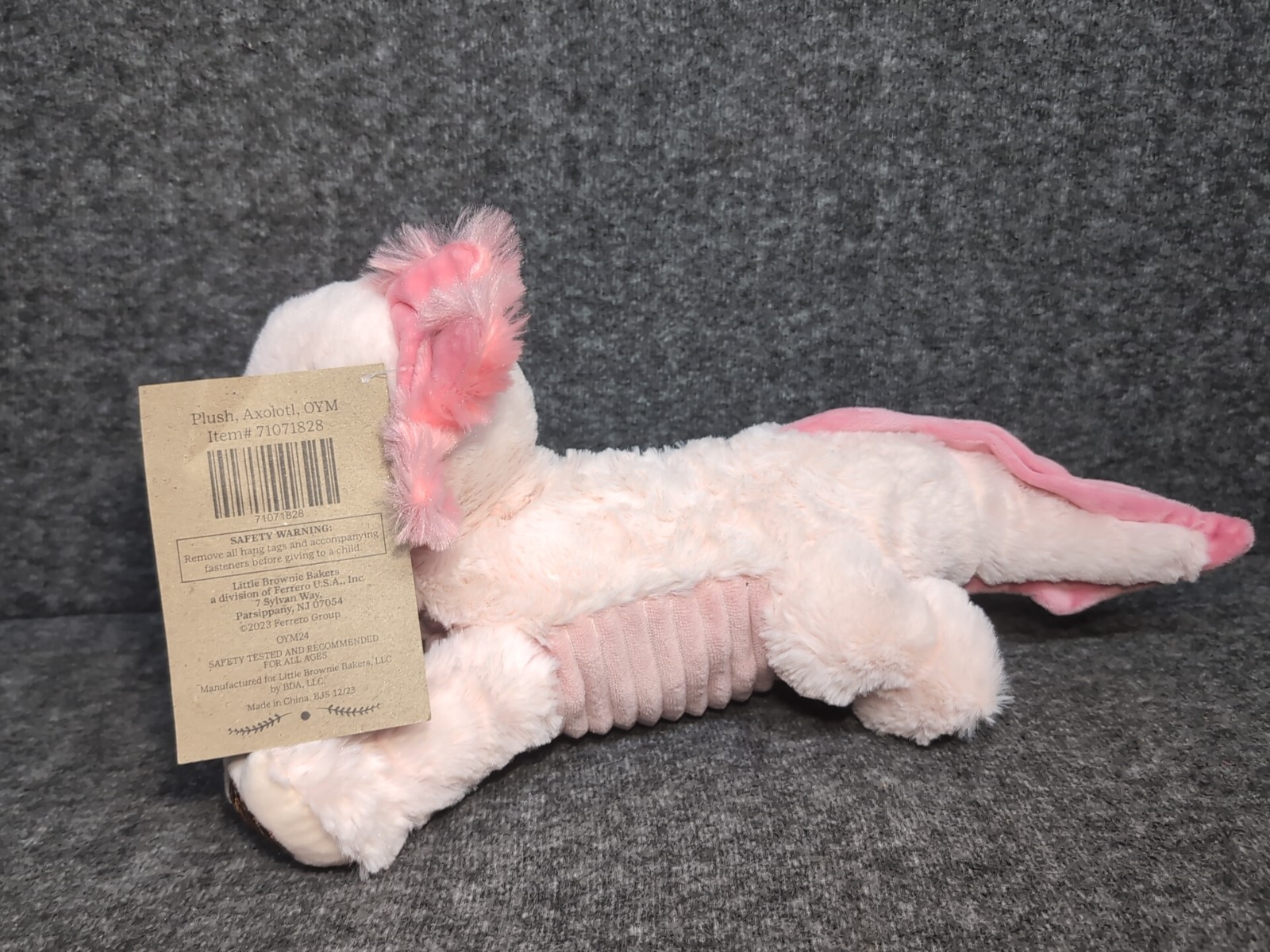 Girl Scout Cookie Rewards 2024 Plush Pink Lucy the Axolotl Own Your Magic