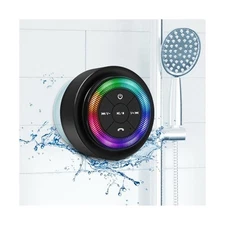 XLeader Shower Speaker, Upgraded,Certified IPX7 Waterproof, Mini Bl... Fast Ship