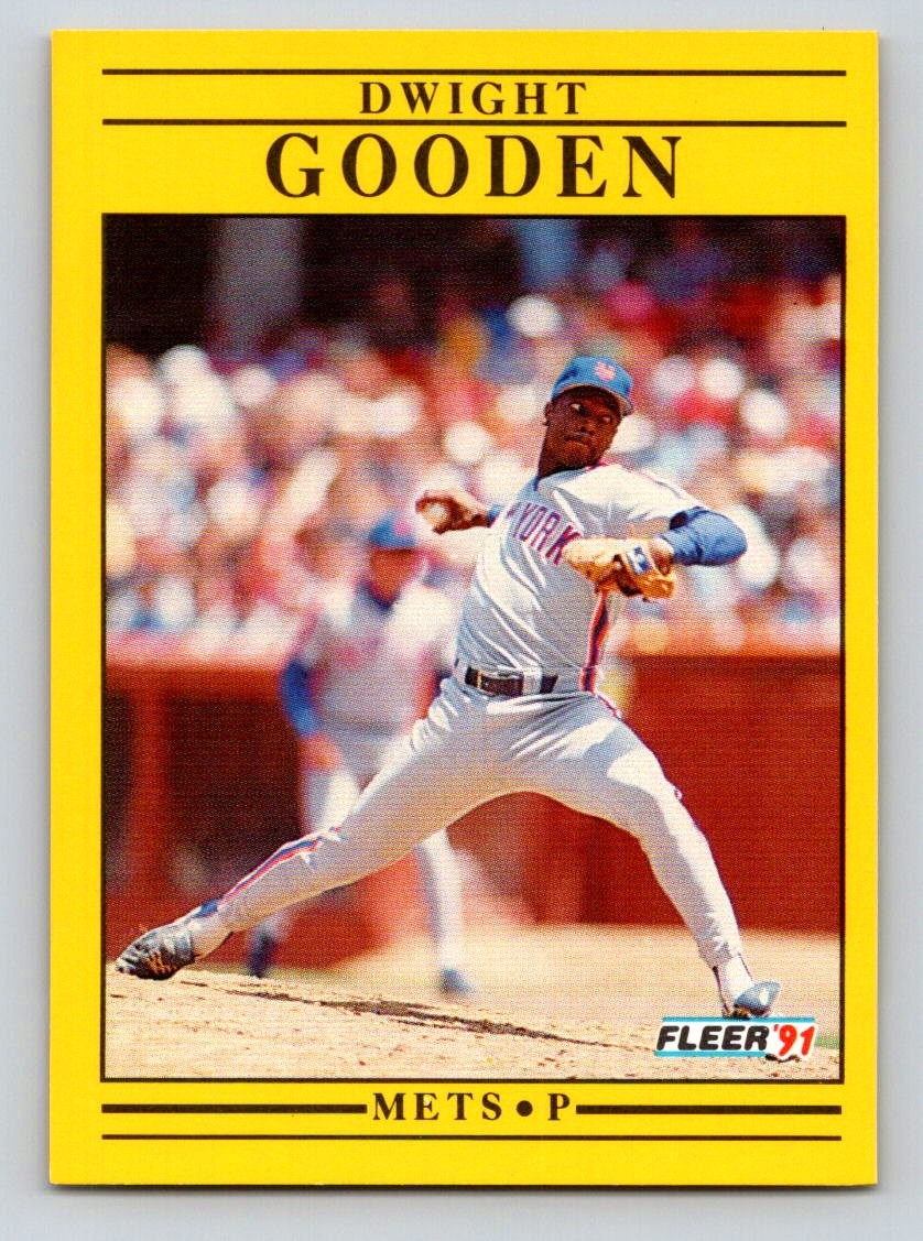 1991 Fleer #148 Dwight Gooden New York Mets