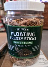 Flukers Floating Frenzy Buffet Blend for Aquatic Turtles 11.5 oz