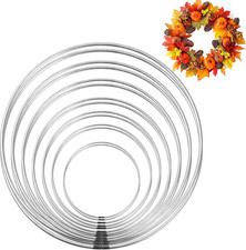 14 Stück Metallringe Drahtringe, Metallringe zum Basteln Metallring Deko Ringe z