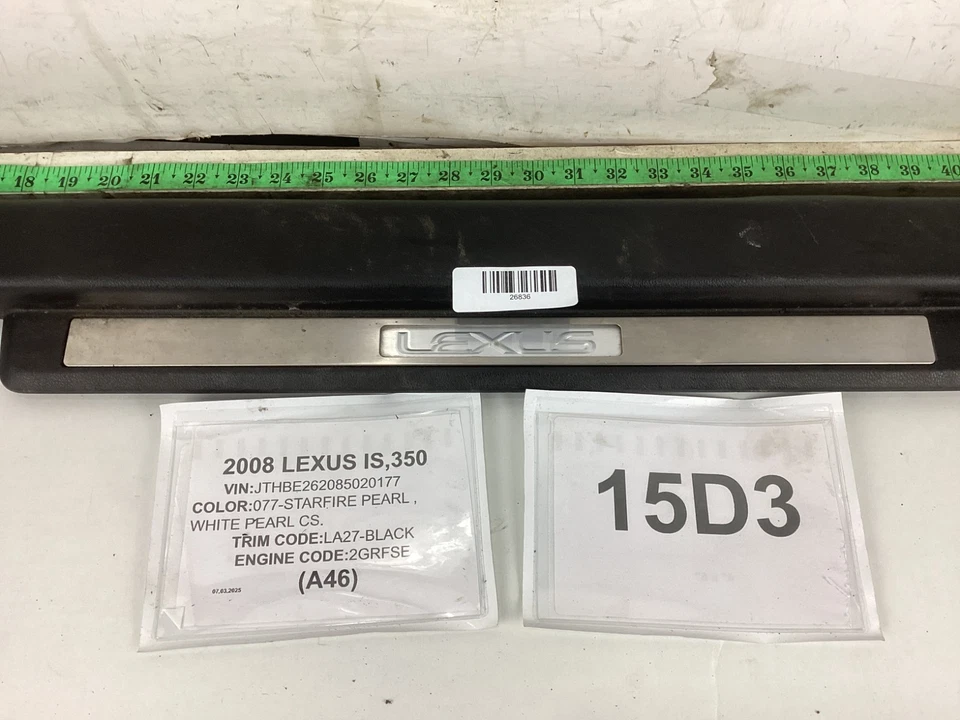 Panel de moldura delantero izquierdo Lexus IS350 IS250 2006-2008 OEM Foto 2 de 4