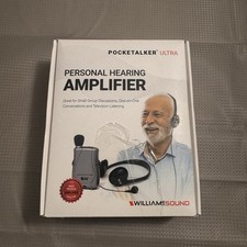 Williams Sound Pocketalker Ultra Hearing Amplifier | Easy-to-Use Hearing