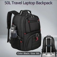 17.3 Mens Women Laptop Backpack 40L Large Waterproof Travel School Rucksack Bag