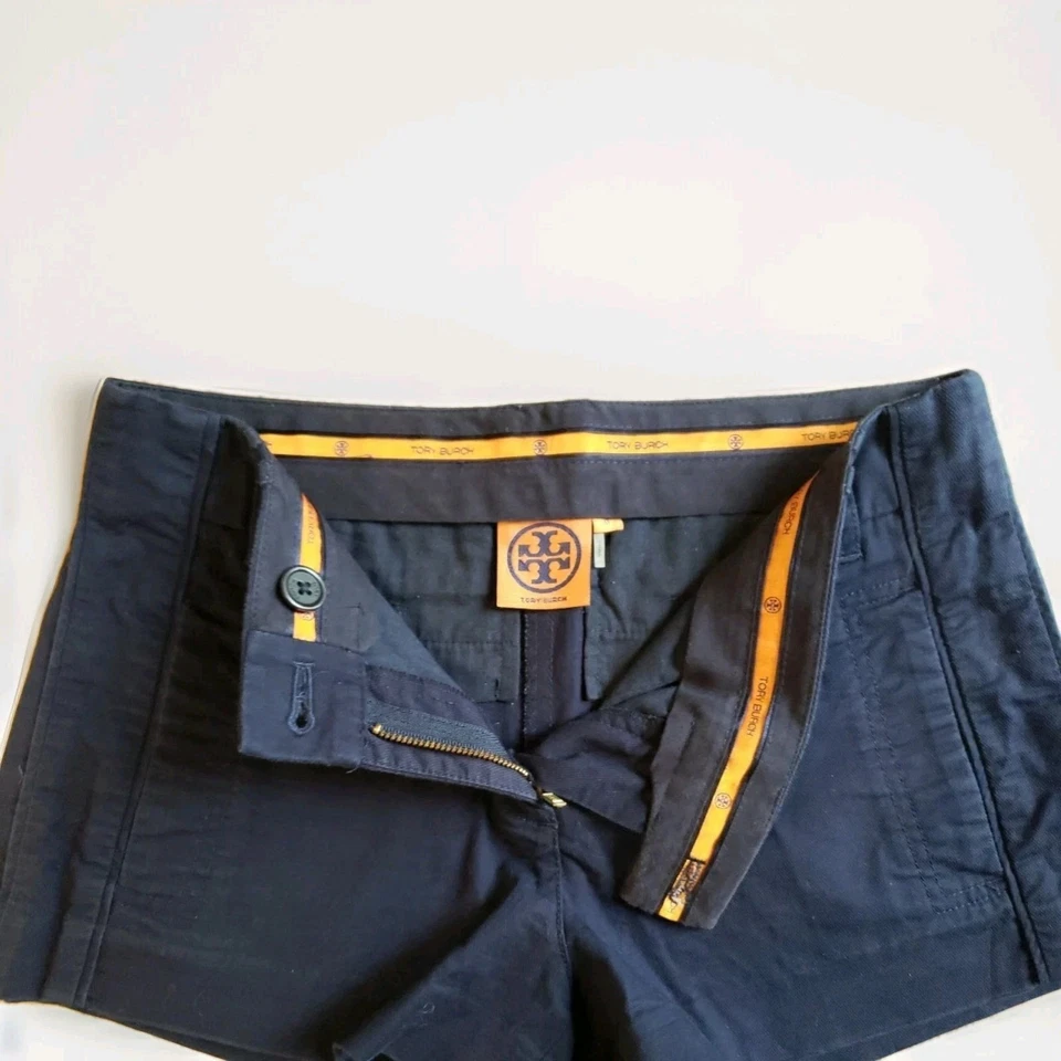 Bermudas chinas Tory Burch azul marino talla 0 usadas Foto 2 de 4