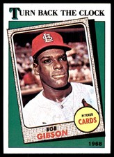 Bob Gibson 1988 Topps #664 Cardinals MLB READ FREE SHIPPING AutographDen