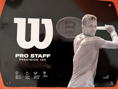 Tennisschläger Wilson Pro Staff Precision 103 270g Luxilon Beseitigung L3