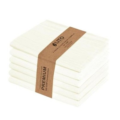 Flour Sack Towels | Tea Towel for Crafts| Kitchen 18''x28''-Pack of 6 Natural