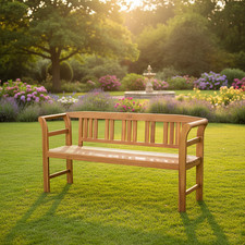 3-Sitzer Gartenbank aus Akazienholz - Rose