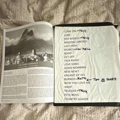 Chicago Innerview Mag & The Dandy Warhols Set List The Vic Chicago Sept 12 2008