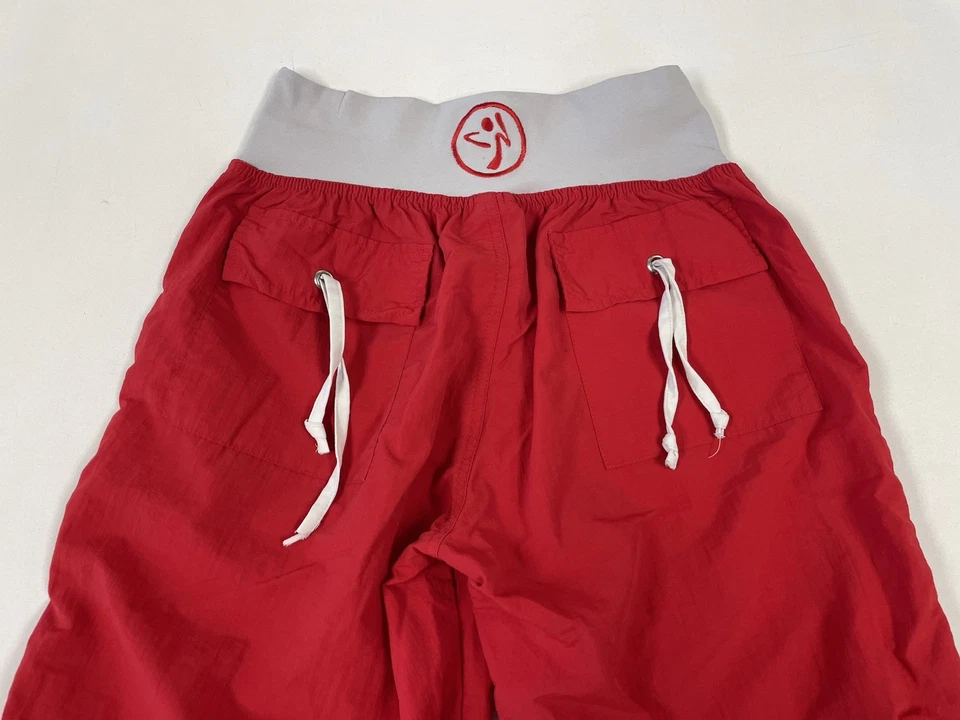 Pantalones de Baile Zumba Go Rojo Por Tu Corazón Edición Limitada Carga Rojo Capri Talla S Foto 4 de 4