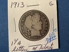 1913 Barber Half Dollar, Good With 1 1/4 Letters Of Liberty Showing