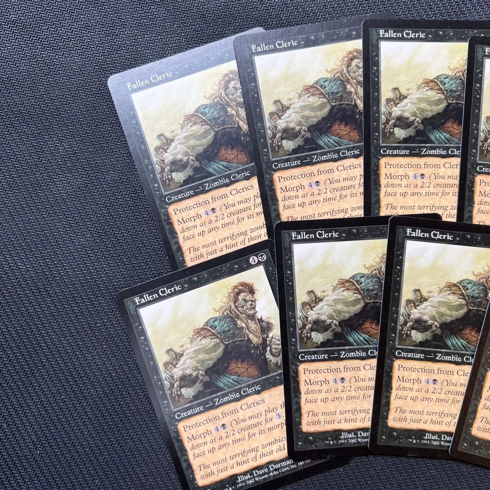 Fallen Cleric Onslaught Magic The Gathering Mtg Playset Black Card 8 - Image 4 of 4