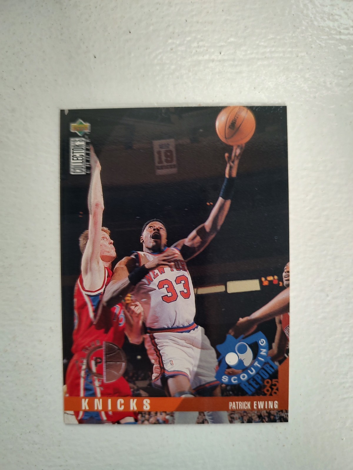 1995-96 Upper Deck Collector's Choice - Scouting Report Patrick Ewing #338...
