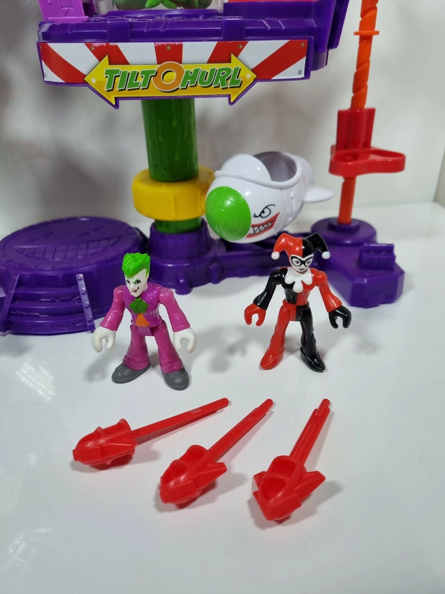 imaginext batman Dunk Tank with 3x Missiles batman joker Harley Quinn Figure