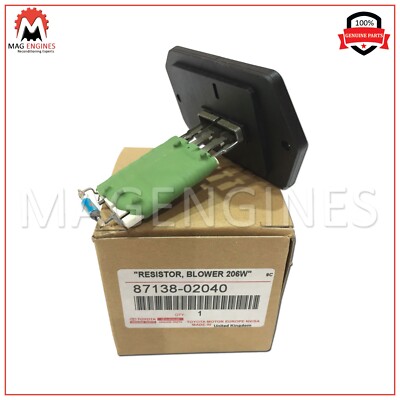 87138-02040 GENUINE OEM RESISTOR, BLOWER 8713802040 Toyota | eBay