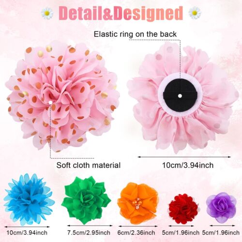 42 Teile Hundehalsband Blumen für Hunde Hundeschleifen für Hundehalsband Niedlich Hundepflege... - Bild 2 von 7
