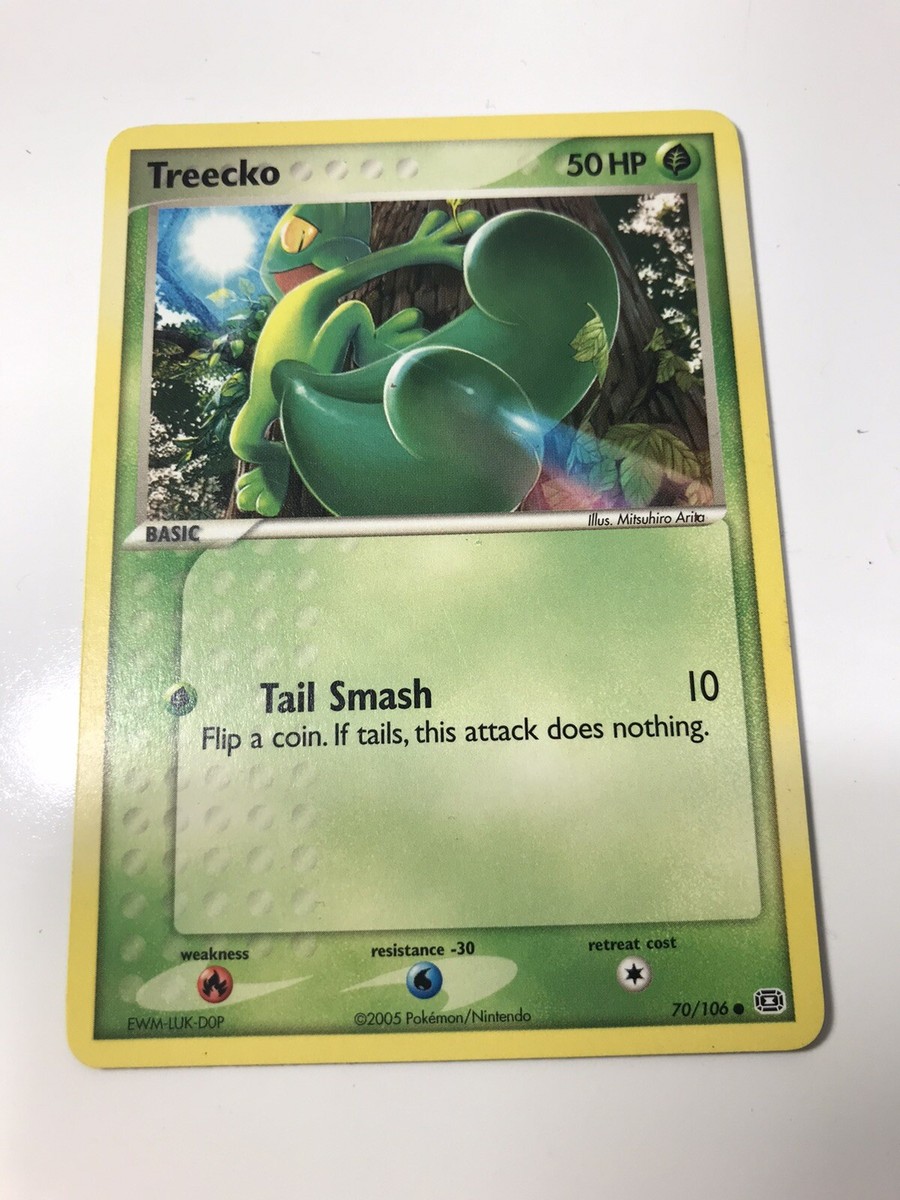 treecko pokemon card price 2004 Nintendo Ex Team Rocket Returns Treecko-Holo Gold Star Promo Retreat cost Custom Treecko Card - Etsy
