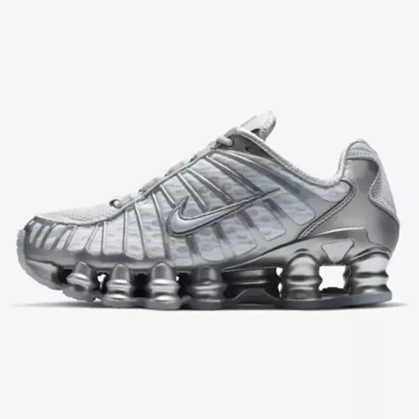 Nike Shox TL Pure Platinum CHROME AR3566-003 WOMEN'S SIZE 7 FAST