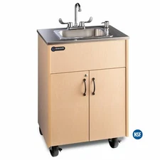 Ozark River Portable Sinks® Premier S1D Portable Hand Sink -Maple
