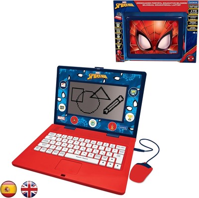 Ultimate Spider-Man Bilingual Laptop - Fun Learning with Interactive Screen