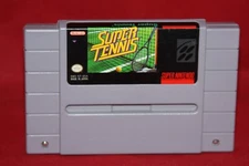 Super Tennis (Super Nintendo, SNES, 1991) Authentic Game Cartridge