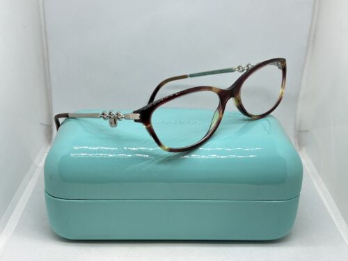 Tiffany & Co. TF2063 8081 ~ Havana Violet / Silver Eyeglasses Frame ~ 52-16 135 - Picture 2 of 19