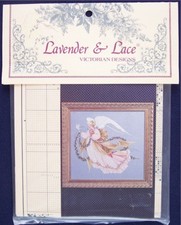 NEW Lavender  Lace "Angel of Summer" Victorian Cross Stitch Pattern, L L 26