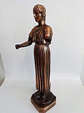 Greek Figure Statue The Charioteer of Delphi Marked INIOXOS & Matamee 25cm High