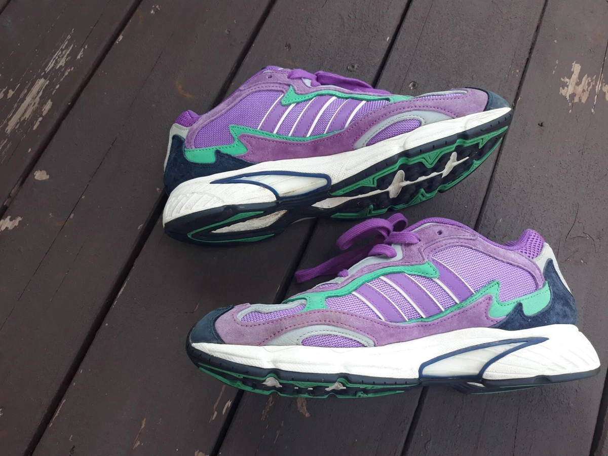 tegnebog leder fordel DS Adidas Originals Temper Run F97208 Shock Purple Glow Running sz 10 | eBay