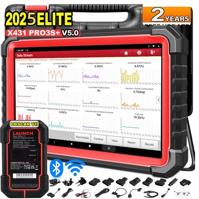 LAUNCH X431 PRO3S+ V5.0 PRO Bidirectional Car Diagnostic Scanner Tool Key Coding