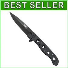 Kit Carson Designed Folding Knife - 3.55" Black Oxide Blade, Ultimate Durability