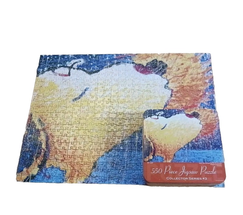 Peanuts Snoopy Romantic Kiss on the Love Boat 550 Pc Jigsaw Puzzle #3 in Series