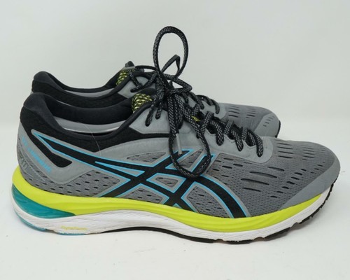 Asics Gel Cumulus 20 Running Sneakers Gray/Green/Yellow WomensUS 12 | eBay