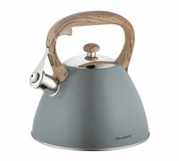 FlöTenkessel 3L Wasserkessel Mit Pfeife Induktion Edelstahl Klausberg KB-7297