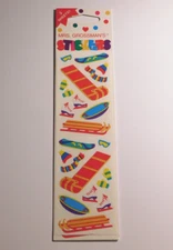 Mrs. Grossman's Lot 3 Strips Brand New Package Sledding Winter Sled Snow Toys