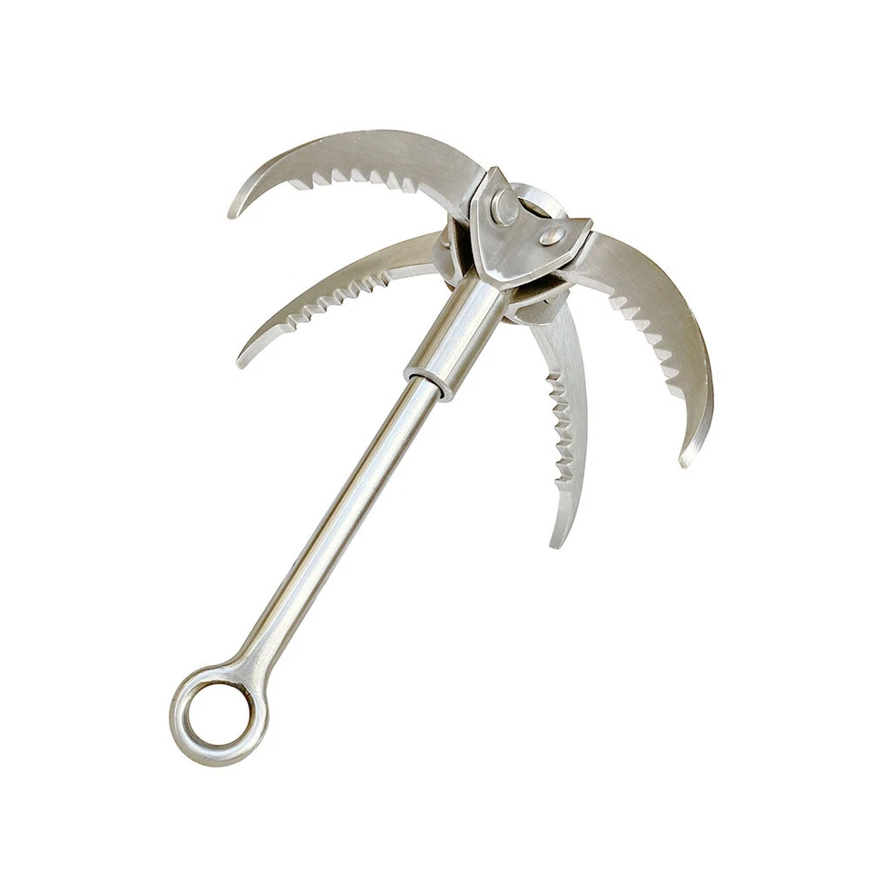 Grappling Hook Folding Survival Claw Multifunctional Stainless Steel For Outdoor - Image 3 of 4