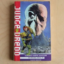 Judge Dredd: Cursed Earth Asylum by David Bishop 2000 AD Virgin 1993 prose novel
