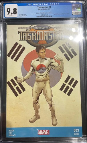 Taskmaster #3 CGC 9.8! 2nd Print Wonderworld Variant Not CBCS (3 Available)