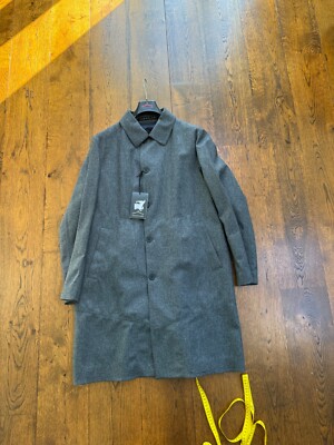 Esemplare Mens Waterproof Trench Coat (Termonastrato) Charcoal