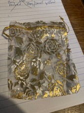 50 PCS Sheer Coralline Organza Favor Gift Bags Jewelry Pouches Wedding Party