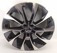 SKODA KODIAQ ALLOY WHEEL 19” ARONIA GREY METALLIC GENUINE 565071499M HA7