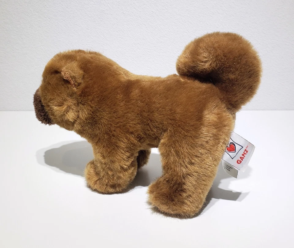 Ganz Webkinz Brown Chow Puppy Dog HM415 Plush Stuffed Animal Toy NO CODE 10" EUC - Image 4 of 4