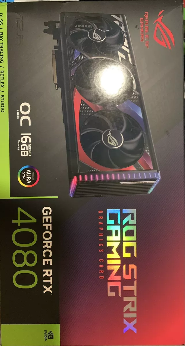 ASUS Strix GeForce RTX 4080 16GB GDDR6X OC Edition Graphic Card